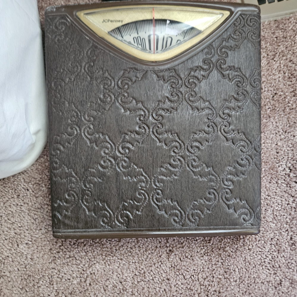JCPenney vintage bubble  Scale with Gold Dial